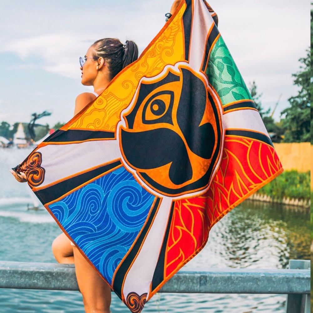 Tomorrowland flag official rave festival flag